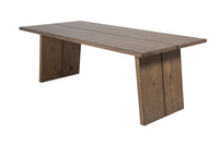 Logger Uitschuifbare Eettafel – Donkerbruin Eiken – 210×100 cm