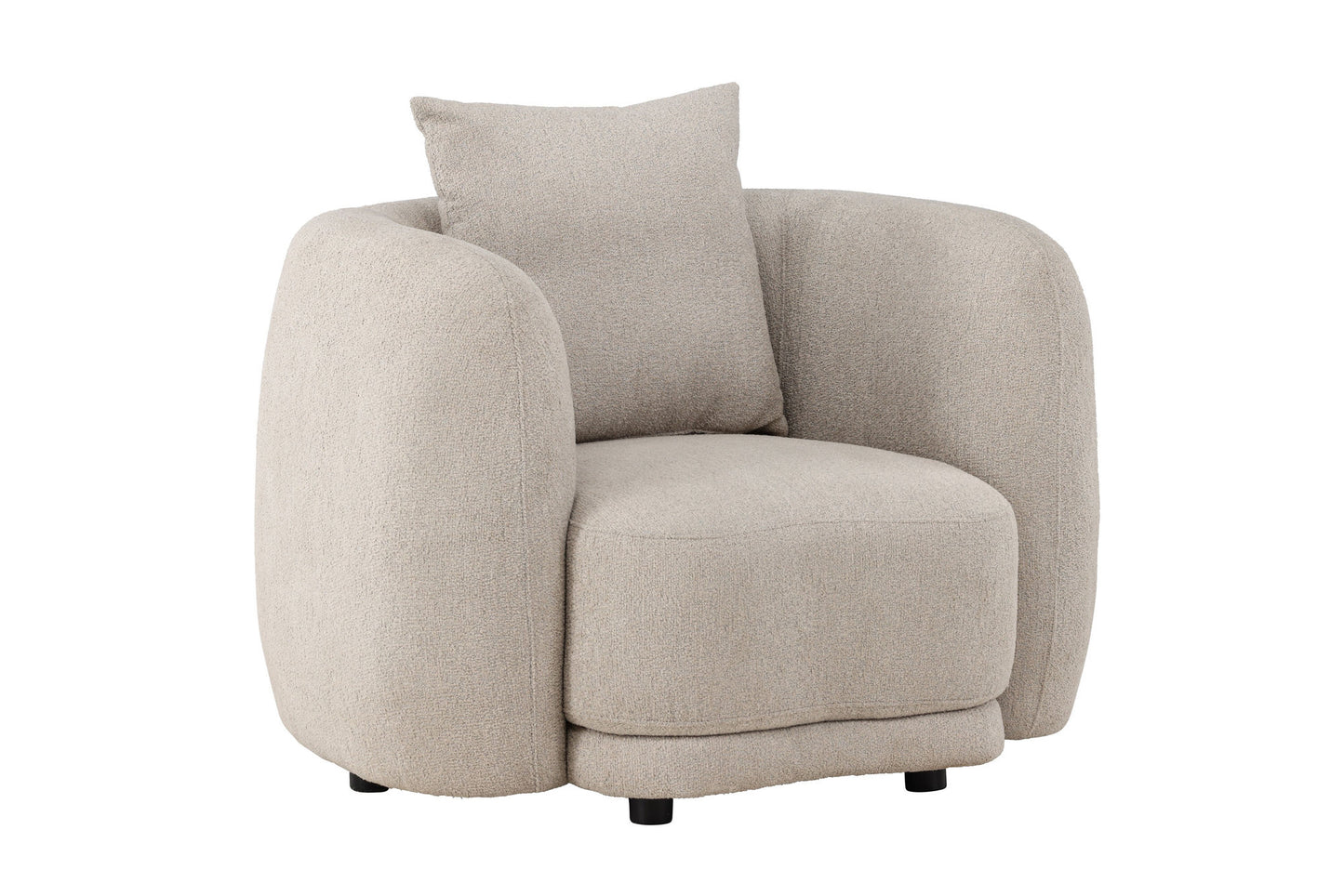 Cielo 1-Zits Sofa - Beige Bouclé