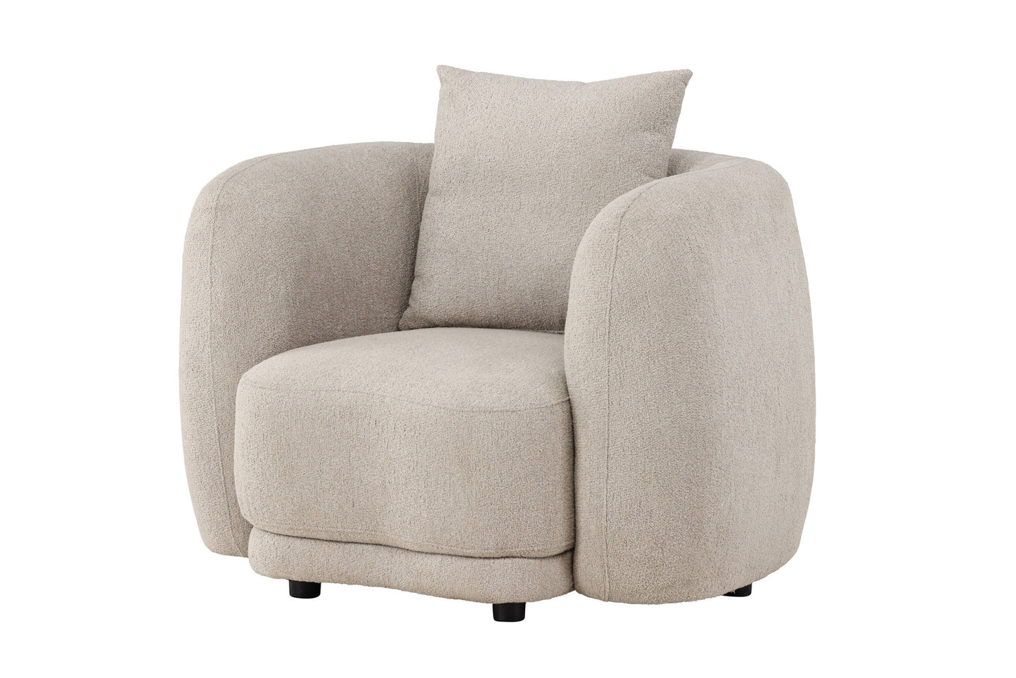 Cielo 1-Zits Sofa - Beige Bouclé