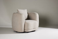Cielo 1-Zits Sofa - Beige Bouclé
