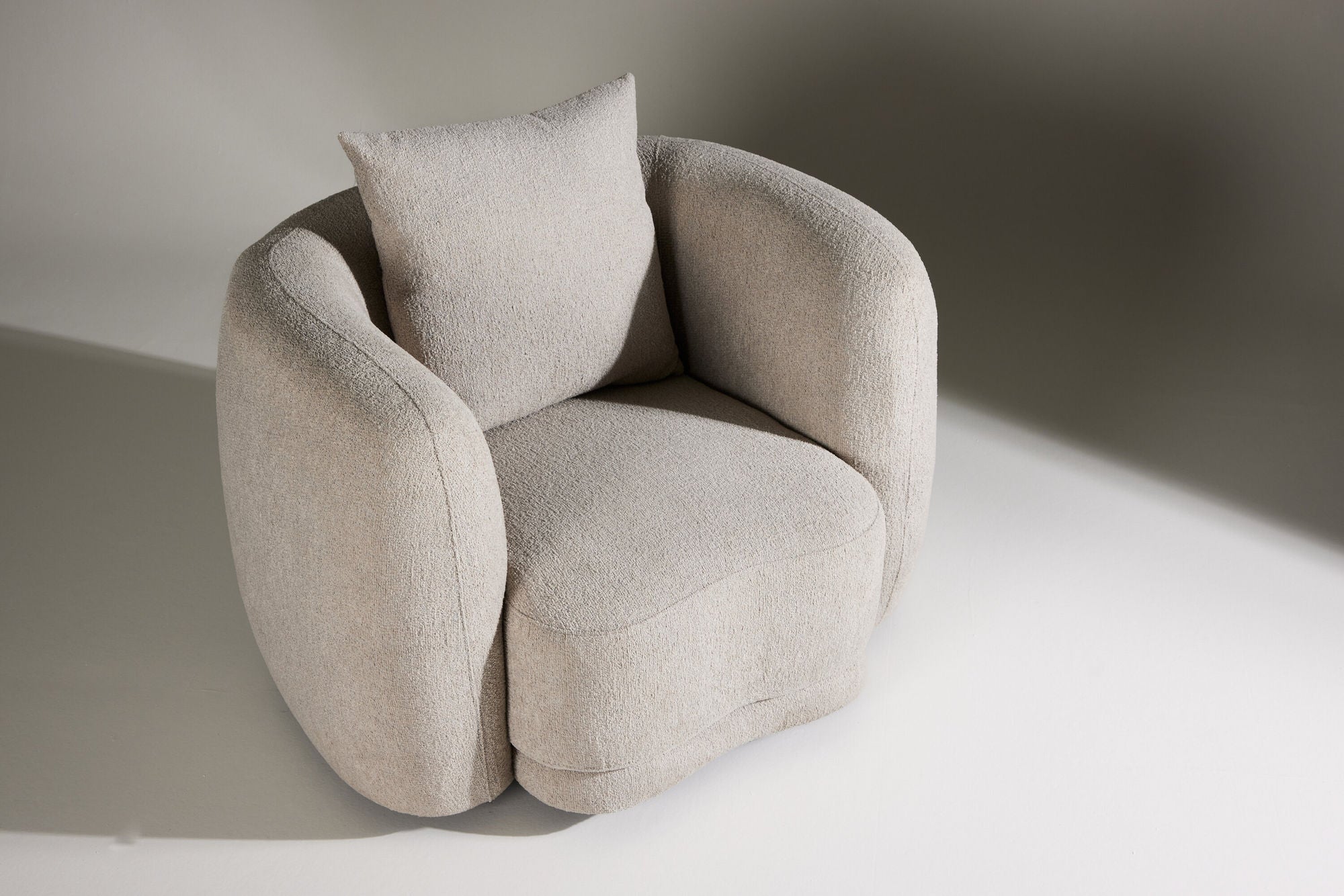 Cielo 1-Zits Sofa - Beige Bouclé