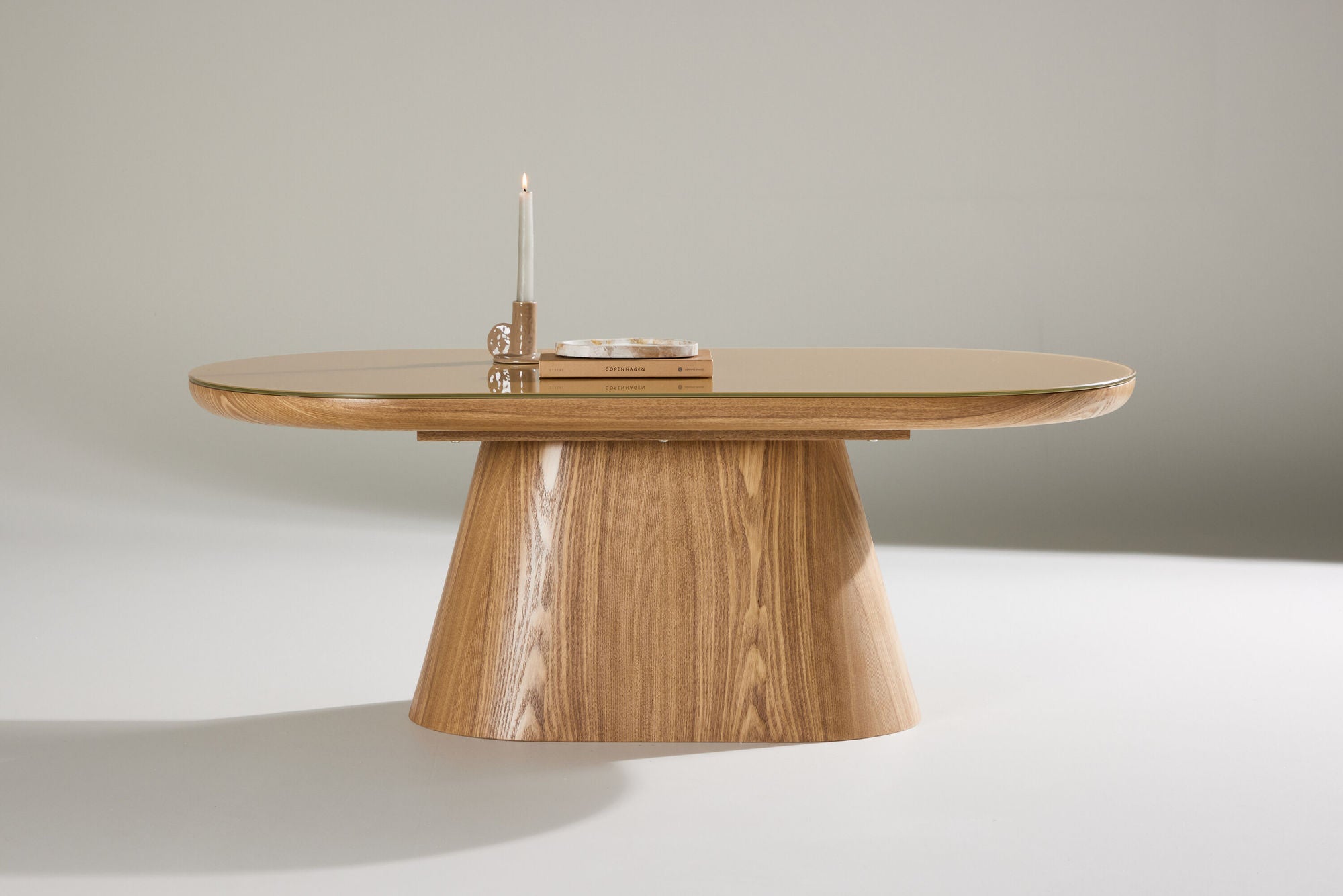 Aureo Salontafel – Ovaal Glasdesign