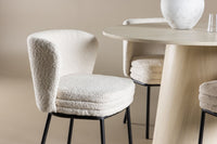 Allegra Eetkamerset – Lanzo Tafel & Agnes Stoelen – 120 cm