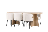 Elara Eetkamerset – Bootcut Tafel & Agnes Stoelen – 230×115 cm