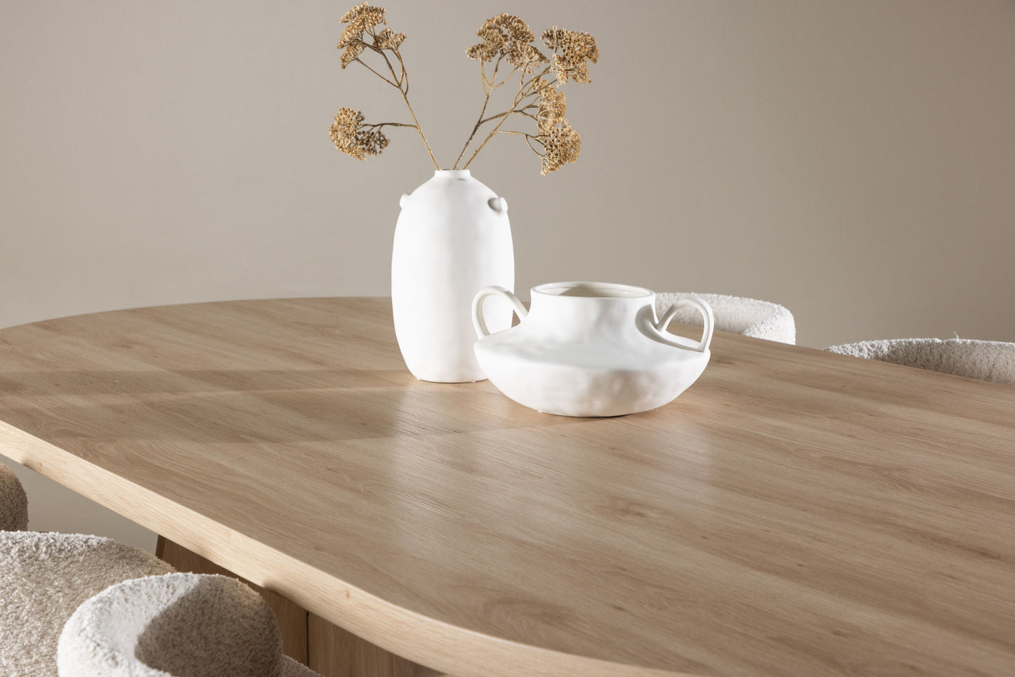 Elara Eetkamerset – Bootcut Tafel & Agnes Stoelen – 230×115 cm