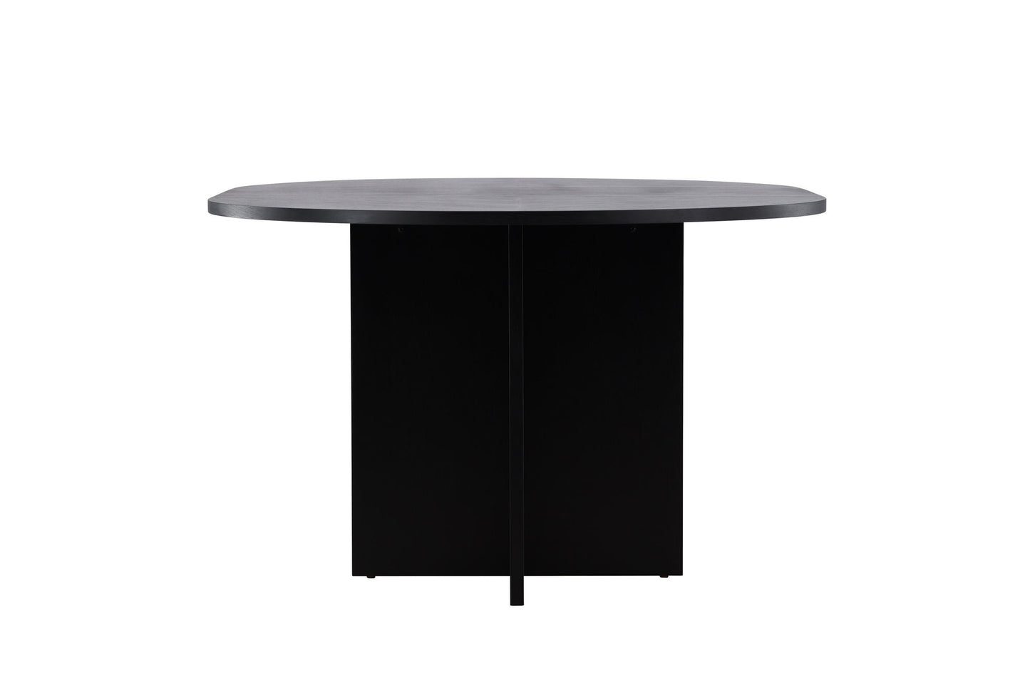 Strada Ronde Eettafel – Zwart Fineer – Ø120 cm