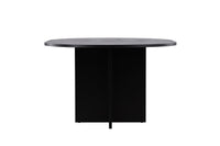 Strada Ronde Eettafel – Zwart Fineer – Ø120 cm