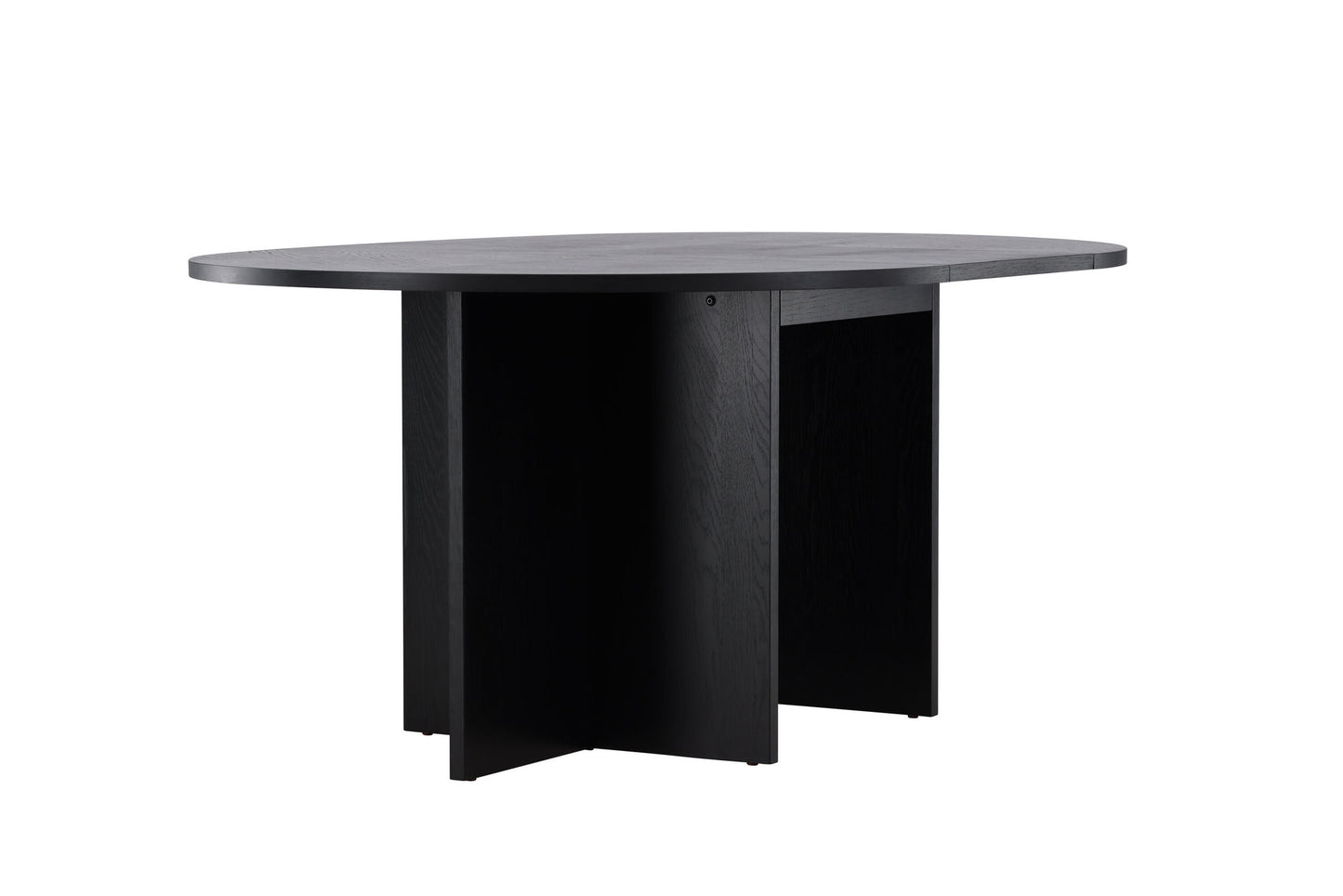 Strada Ronde Eettafel – Zwart Fineer – Ø120 cm