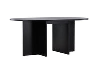 Strada Ronde Eettafel – Zwart Fineer – Ø120 cm