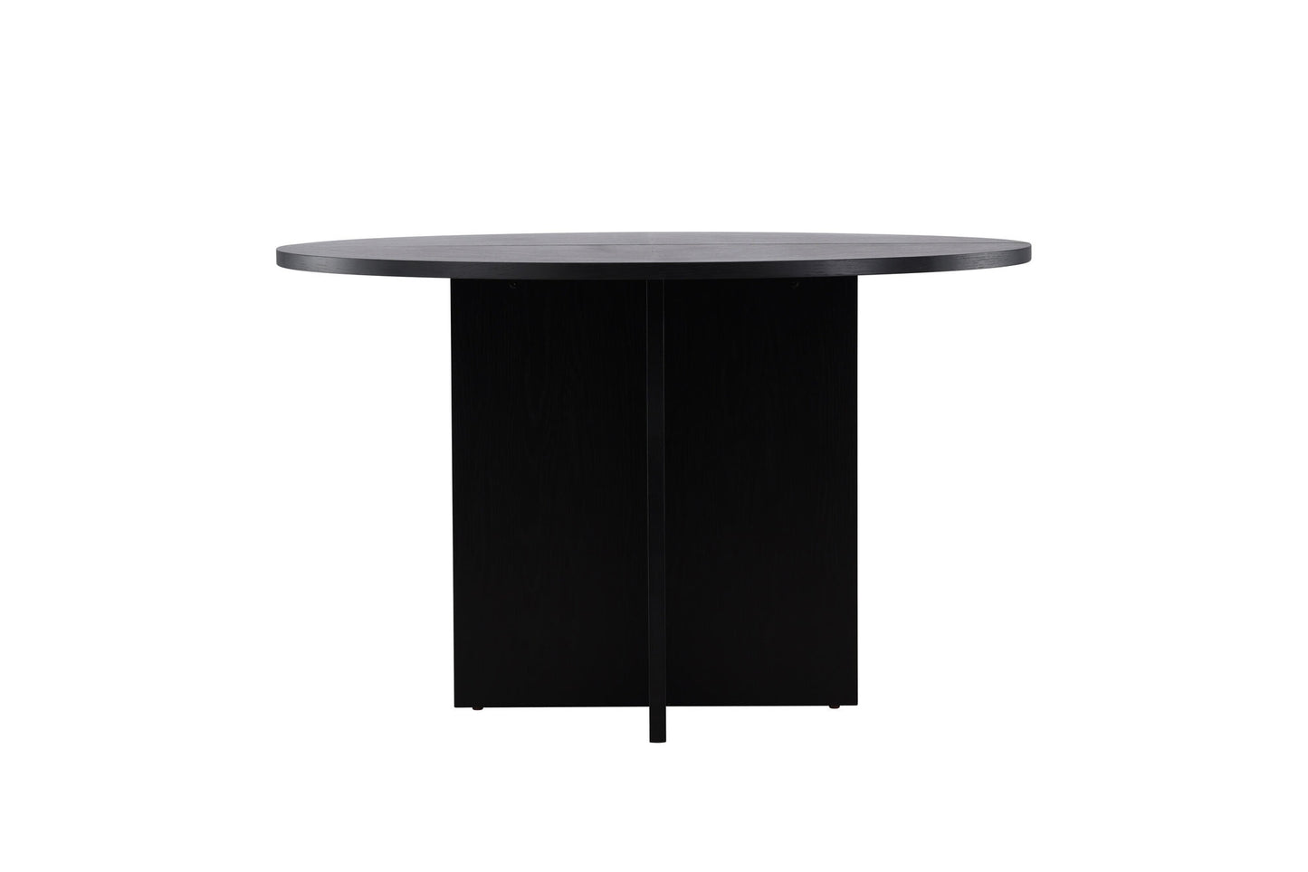 Strada Ronde Eettafel – Zwart Fineer – Ø120 cm