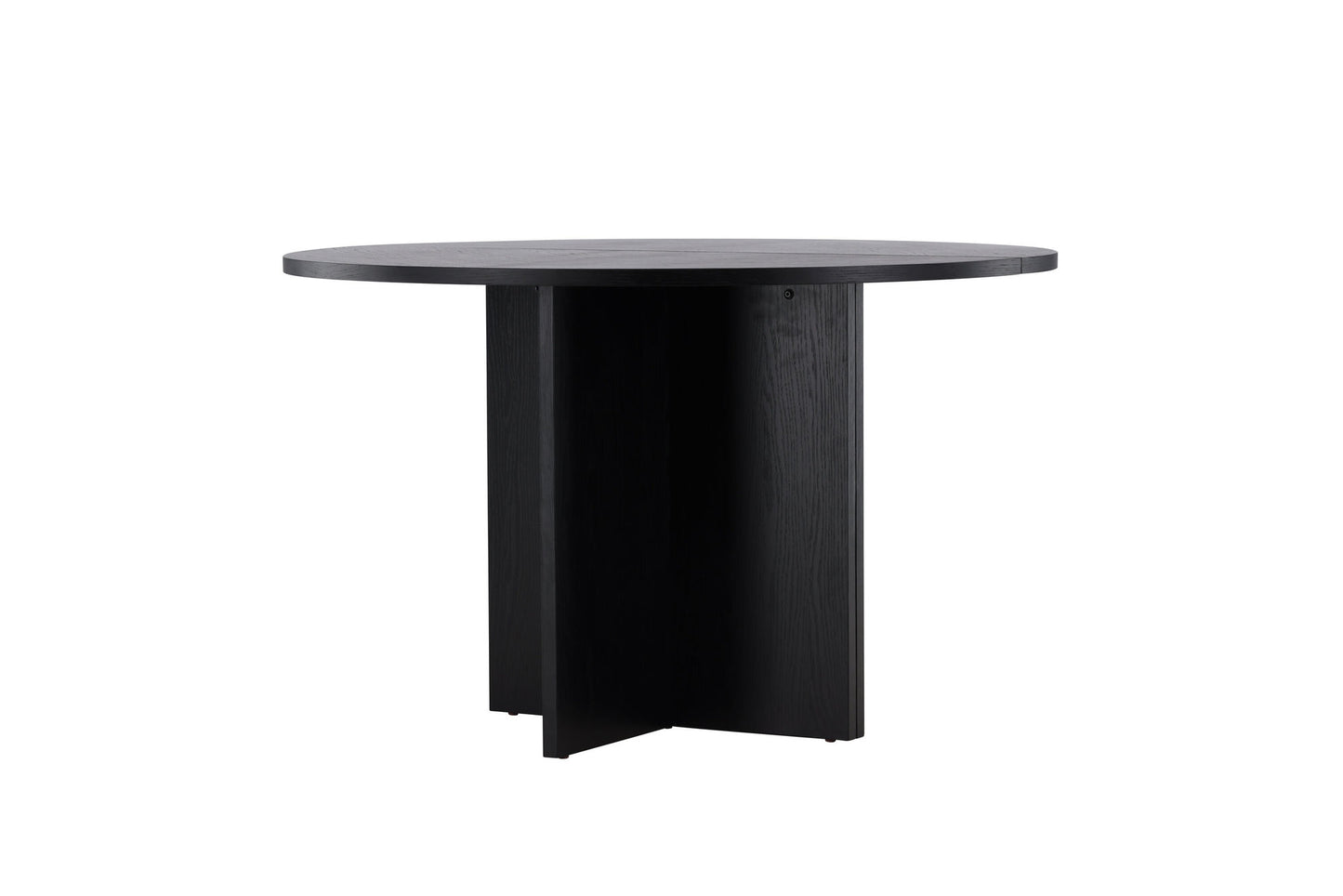 Strada Ronde Eettafel – Zwart Fineer – Ø120 cm