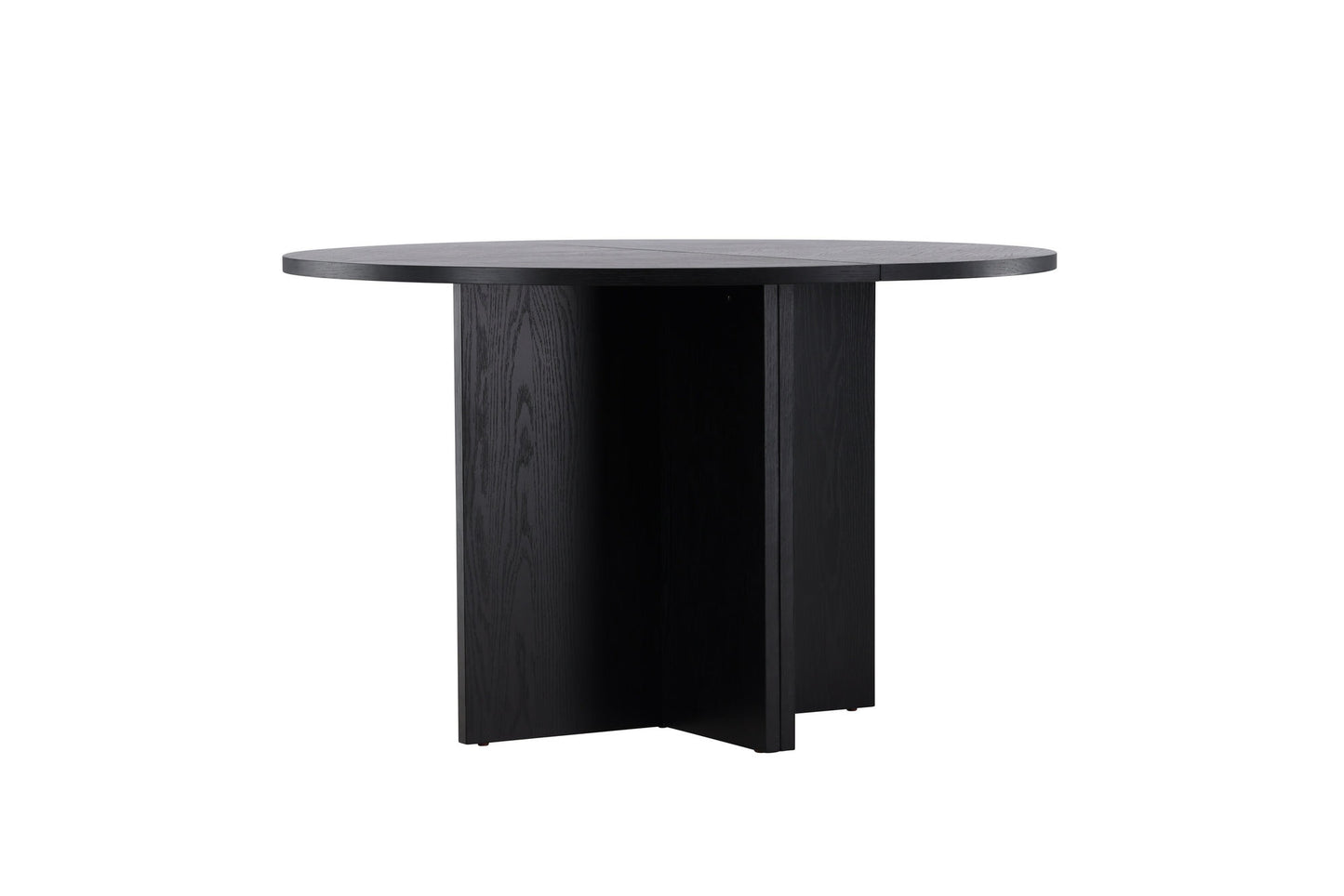 Strada Ronde Eettafel – Zwart Fineer – Ø120 cm