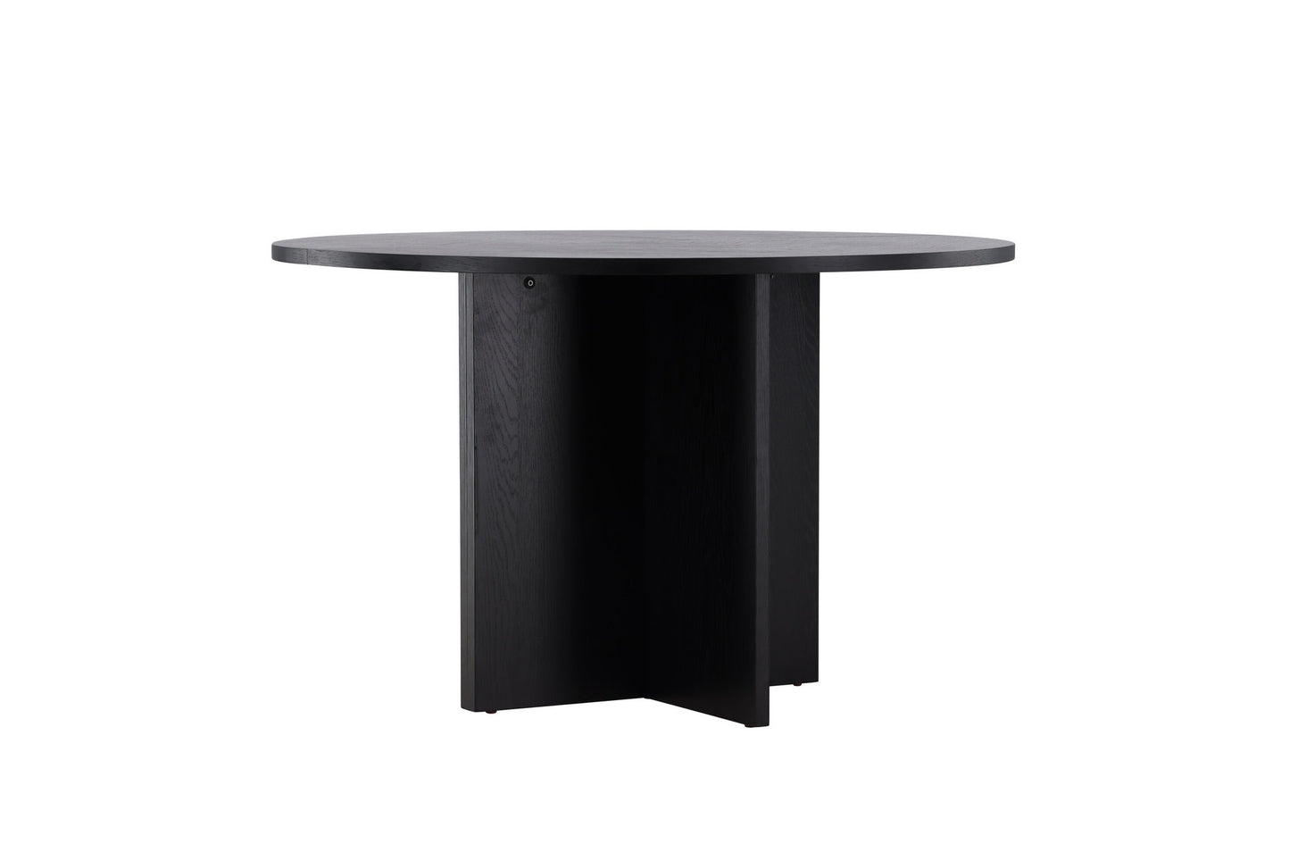 Strada Ronde Eettafel – Zwart Fineer – Ø120 cm