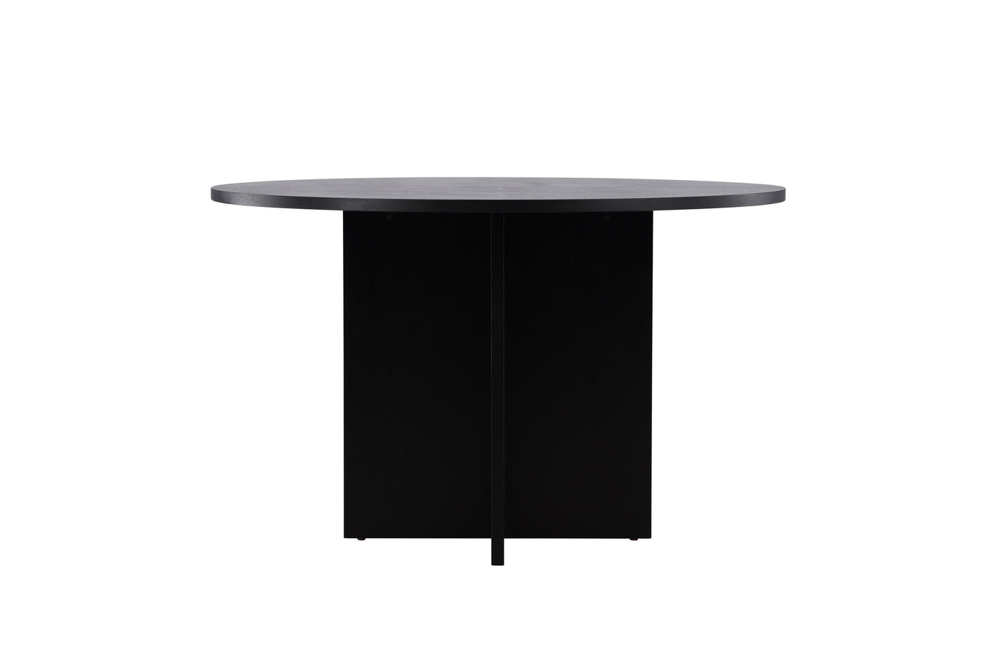 Strada Ronde Eettafel – Zwart Fineer – Ø120 cm