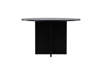 Strada Ronde Eettafel – Zwart Fineer – Ø120 cm