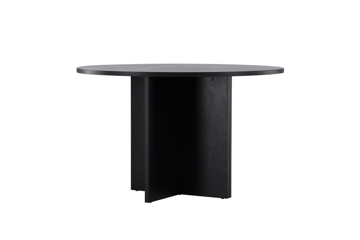 Strada Ronde Eettafel – Zwart Fineer – Ø120 cm