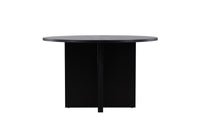 Strada Ronde Eettafel – Zwart Fineer – Ø120 cm