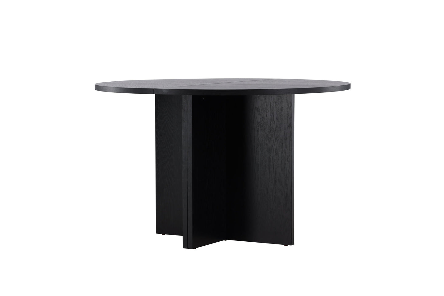 Strada Ronde Eettafel – Zwart Fineer – Ø120 cm