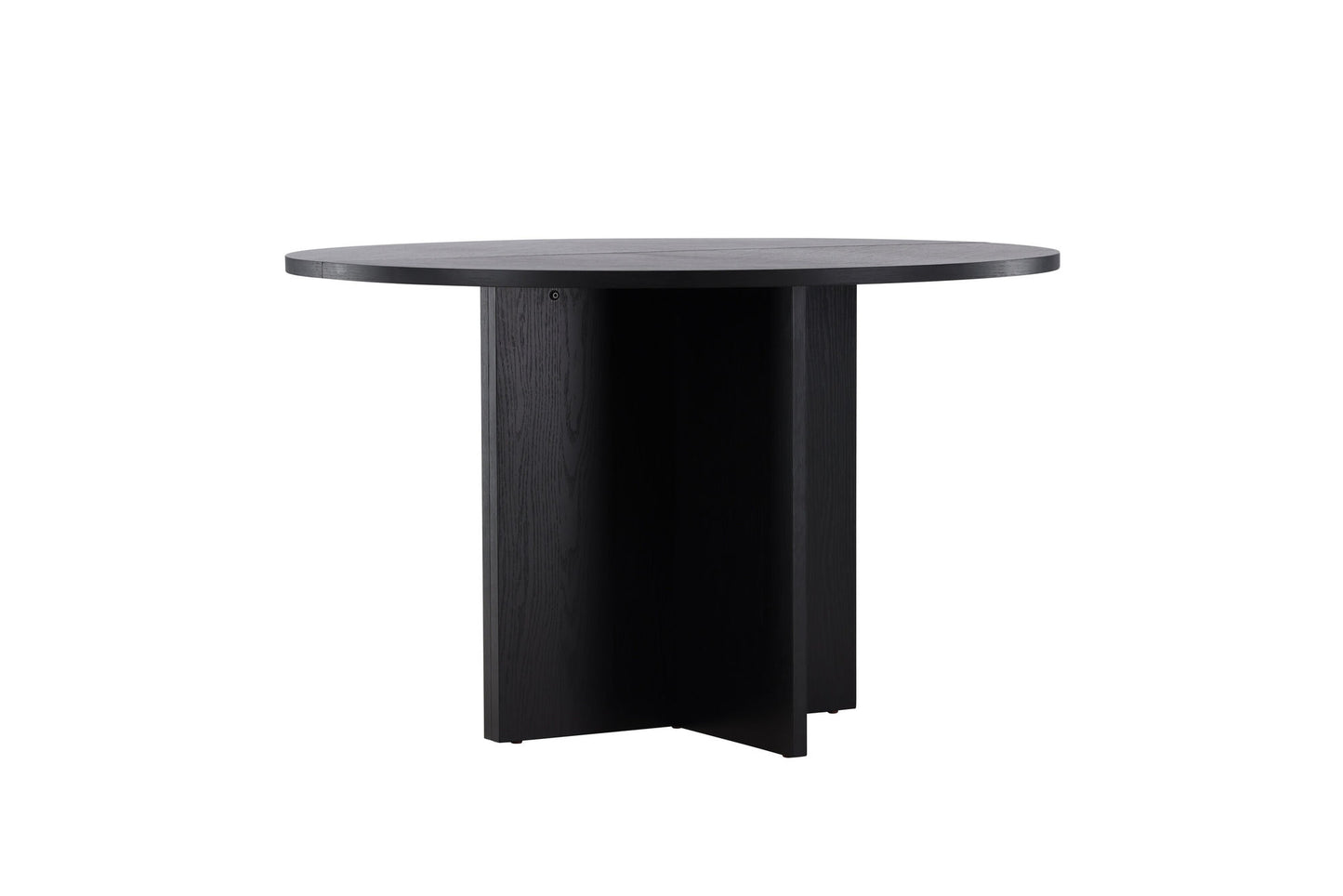 Strada Ronde Eettafel – Zwart Fineer – Ø120 cm