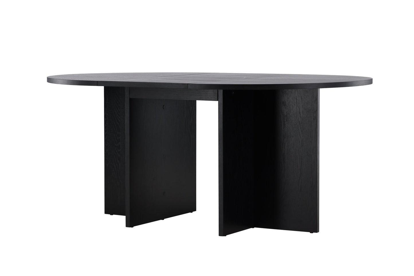 Strada Ronde Eettafel – Zwart Fineer – Ø120 cm
