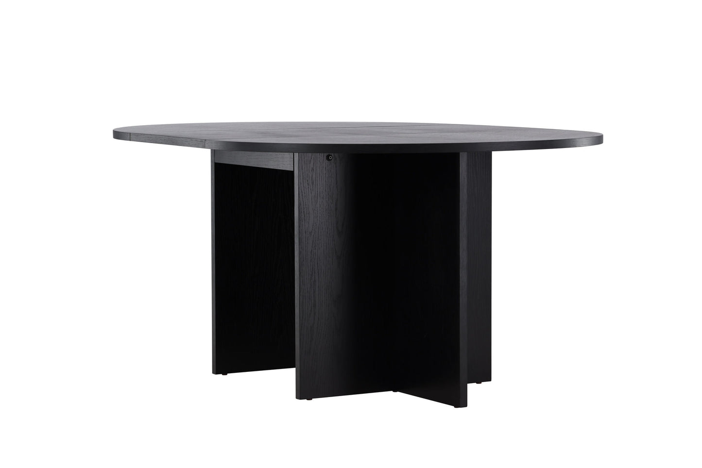 Strada Ronde Eettafel – Zwart Fineer – Ø120 cm