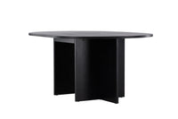 Strada Ronde Eettafel – Zwart Fineer – Ø120 cm