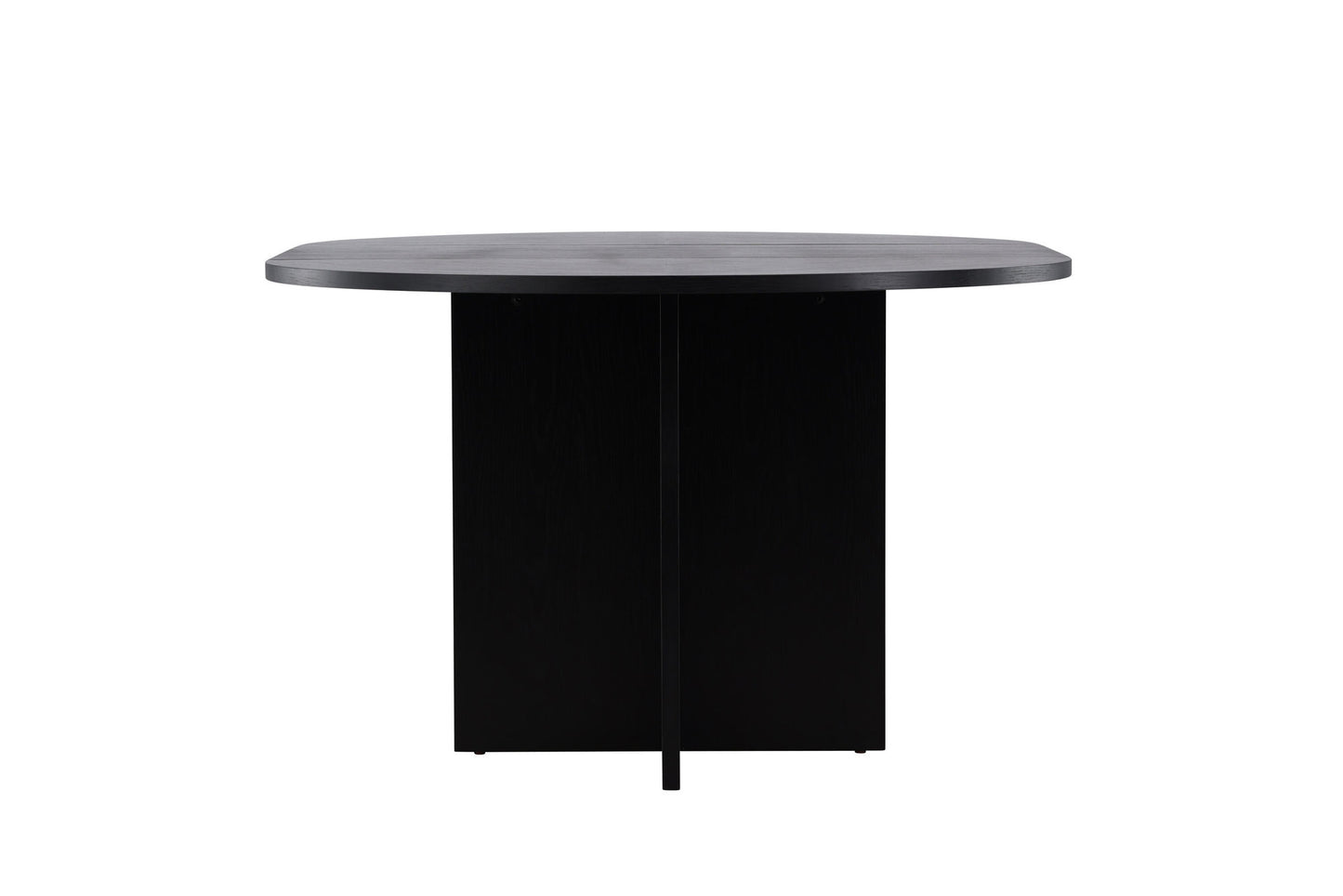 Strada Ronde Eettafel – Zwart Fineer – Ø120 cm