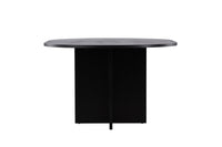 Strada Ronde Eettafel – Zwart Fineer – Ø120 cm