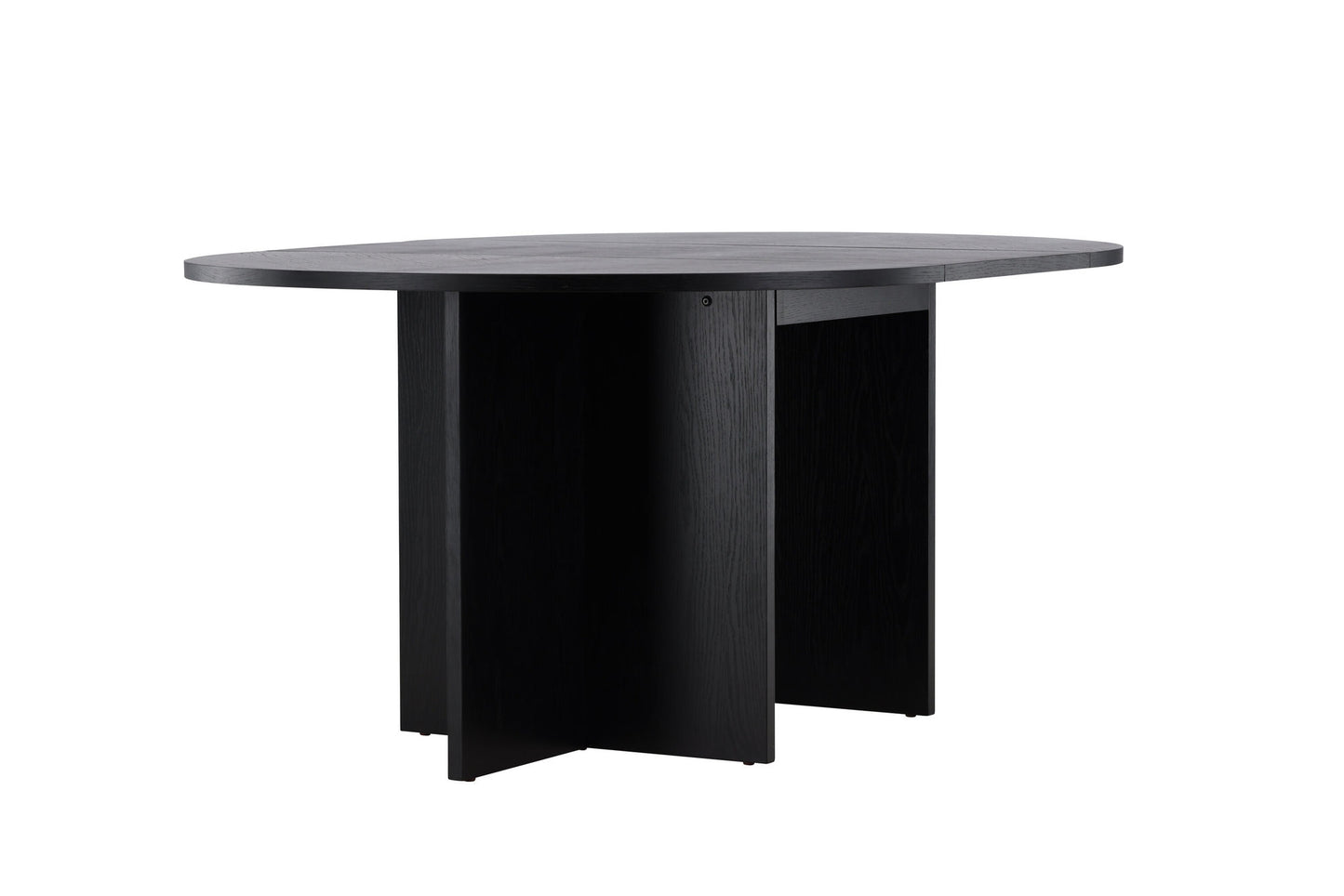 Strada Ronde Eettafel – Zwart Fineer – Ø120 cm