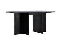 Strada Ronde Eettafel – Zwart Fineer – Ø120 cm