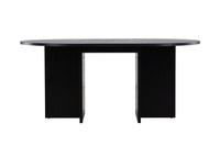 Strada Ronde Eettafel – Zwart Fineer – Ø120 cm