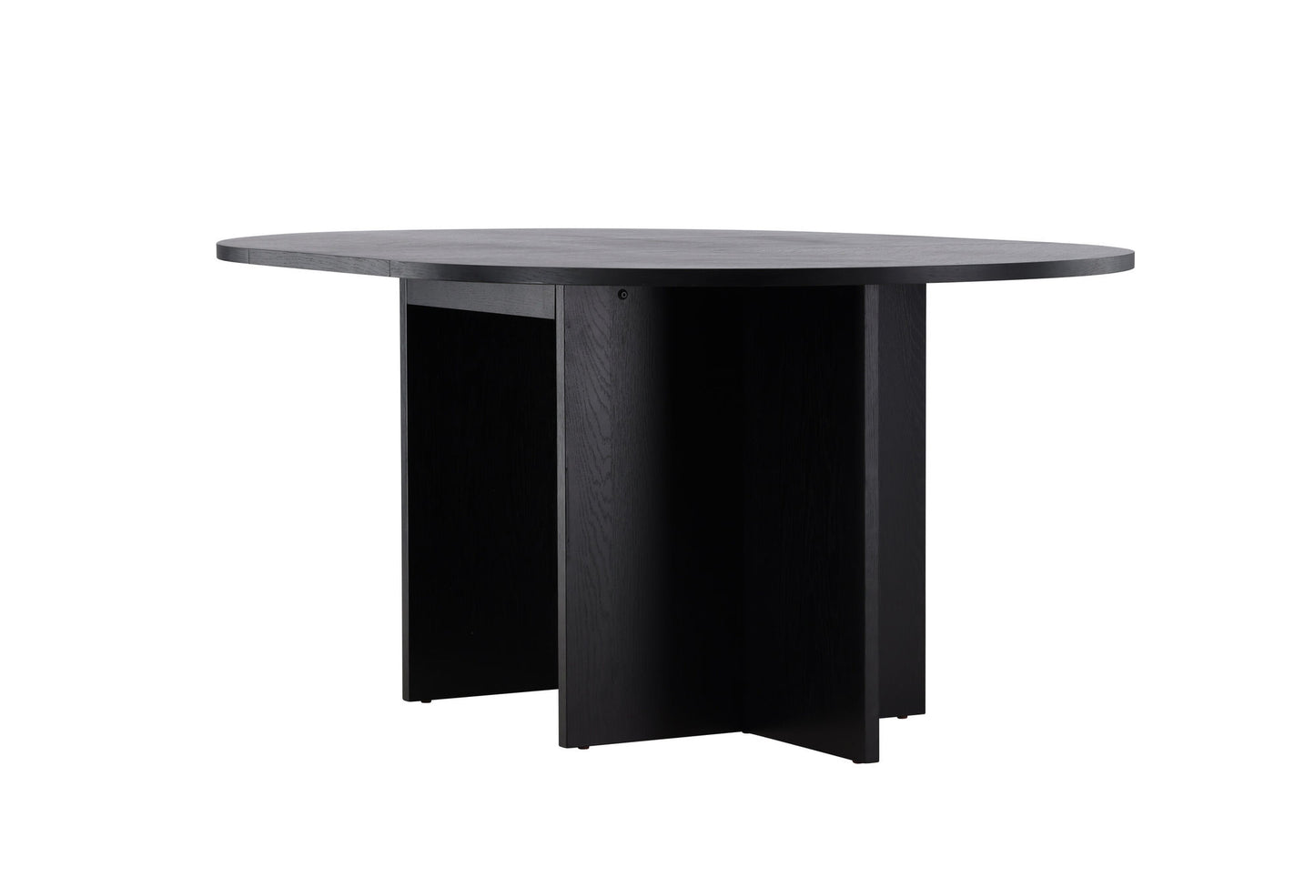 Strada Ronde Eettafel – Zwart Fineer – Ø120 cm