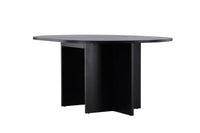 Strada Ronde Eettafel – Zwart Fineer – Ø120 cm