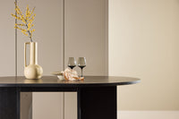 Strada Ronde Eettafel – Zwart Fineer – Ø120 cm