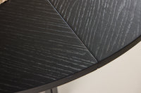 Strada Ronde Eettafel – Zwart Fineer – Ø120 cm
