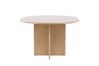 Strada Uitschuifbare Ronde Eettafel – Whitewashed Fineer – Ø120–170 cm