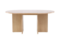 Strada Uitschuifbare Ronde Eettafel – Whitewashed Fineer – Ø120–170 cm