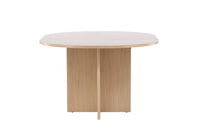 Strada Uitschuifbare Ronde Eettafel – Whitewashed Fineer – Ø120–170 cm