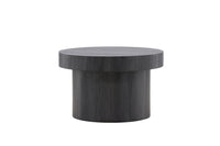 Salontafel Nivo – Zwart Ø80