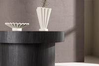 Salontafel Nivo – Zwart Ø80